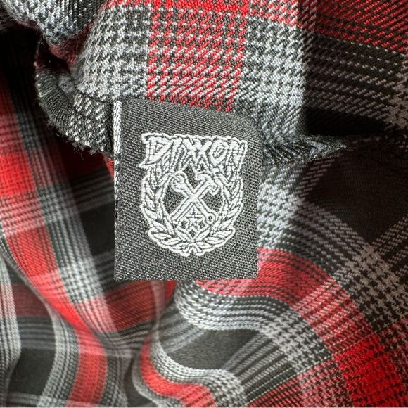Dixxon Flannel Co x Club Tattoo Women’s Limited Edition Flannel Shirt Medium - Picture 7 of 8
